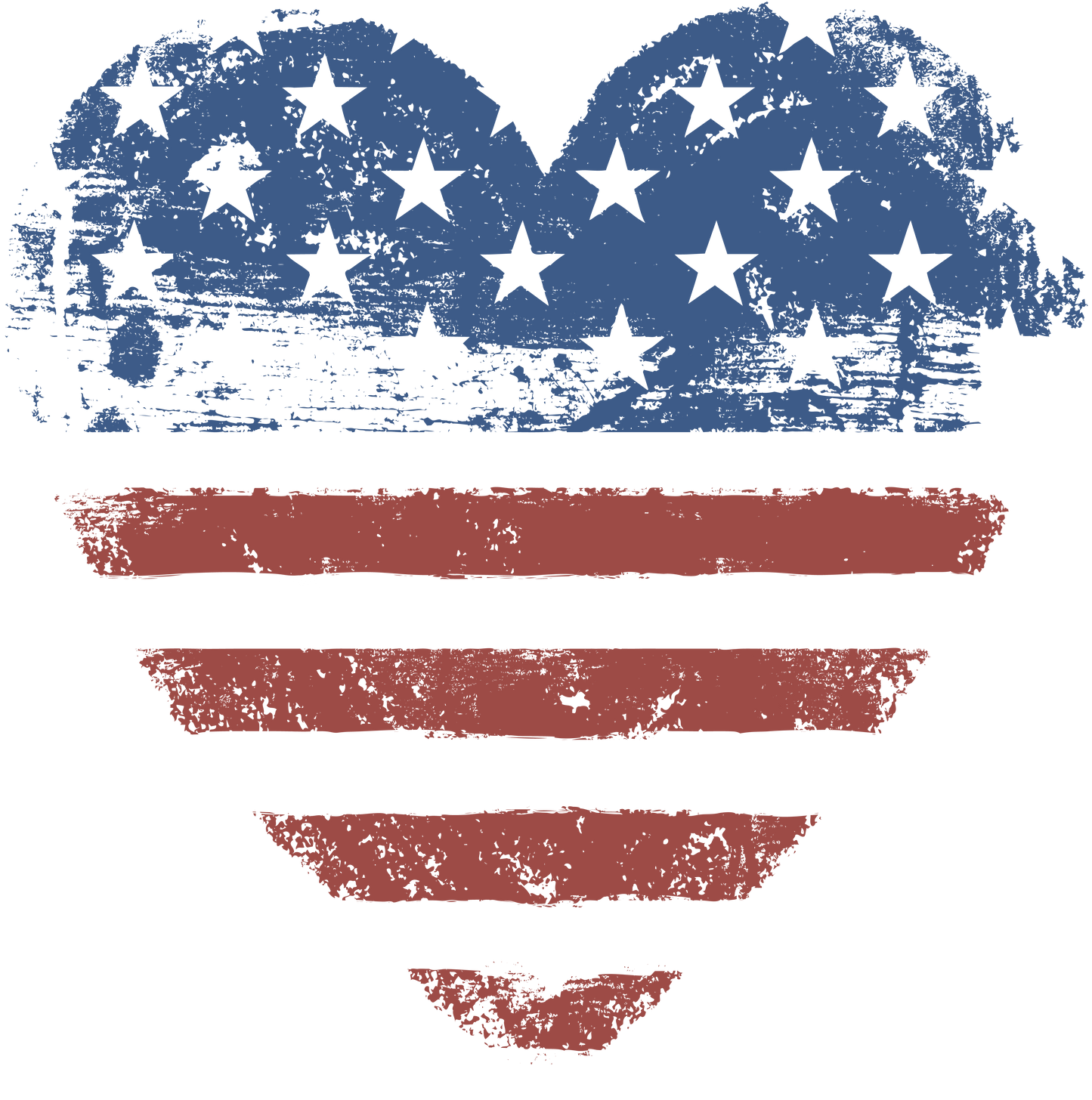 Patriotic Heart Backroad Graphx Best DTF Transfers Near Me UVDTF Stickers decals embroidery swag heat transfers direct to film