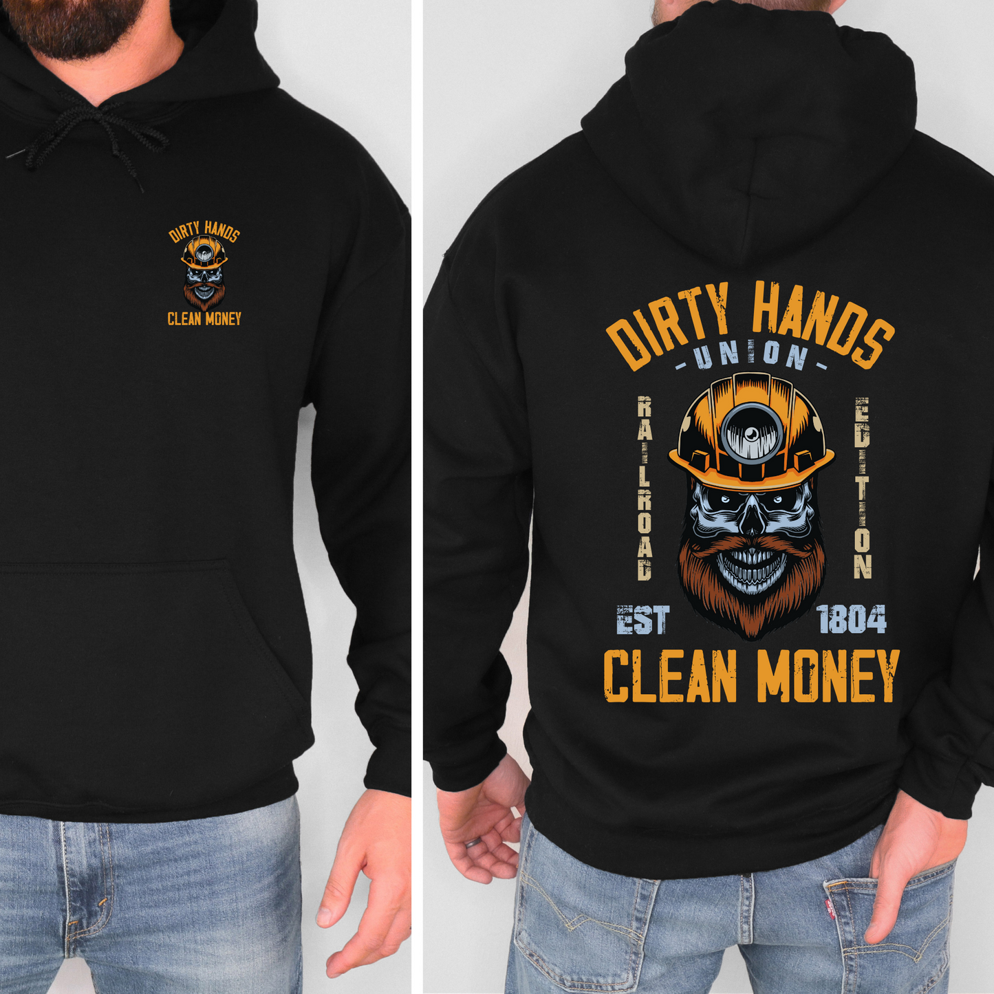 DHCM Railroad Worker Backroad Graphx Best DTF Transfers Near Me UVDTF Stickers decals embroidery swag heat transfers direct to film