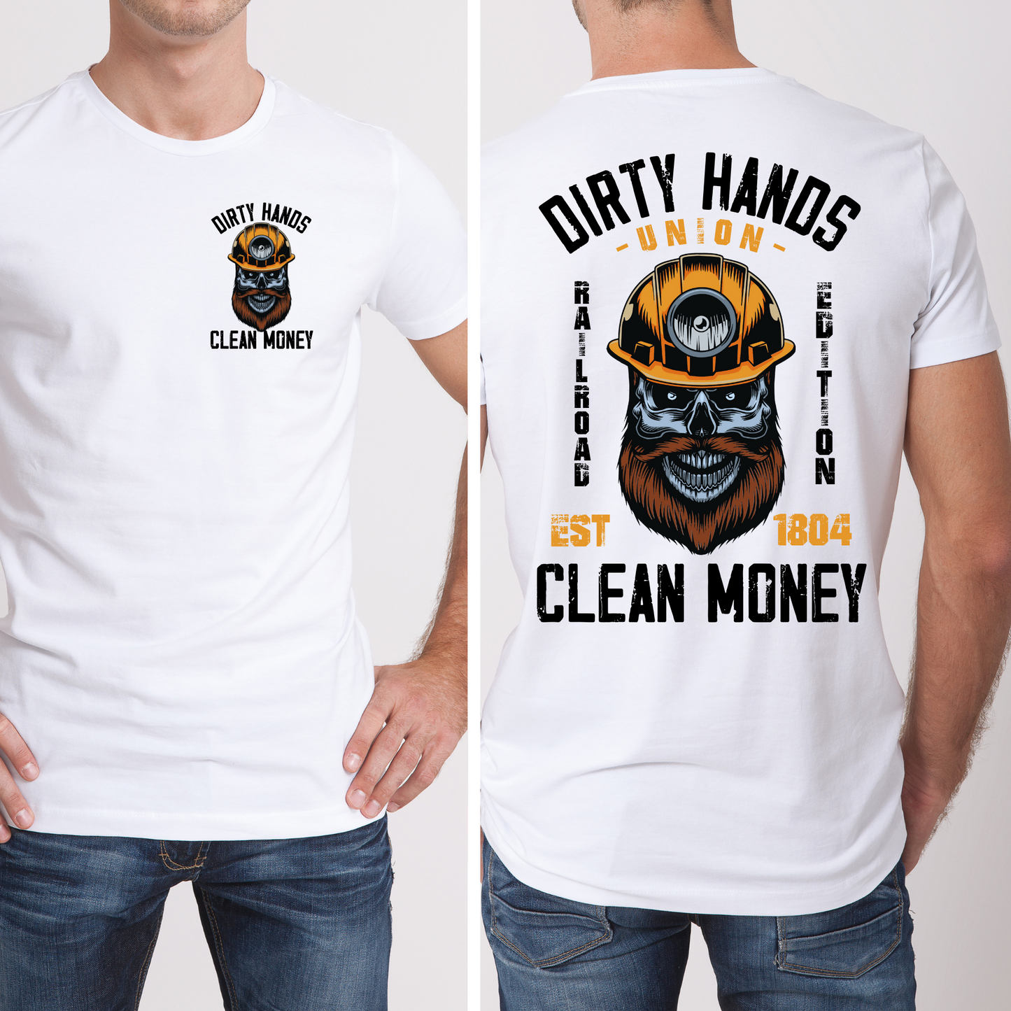 DHCM Railroad Worker Backroad Graphx Best DTF Transfers Near Me UVDTF Stickers decals embroidery swag heat transfers direct to film