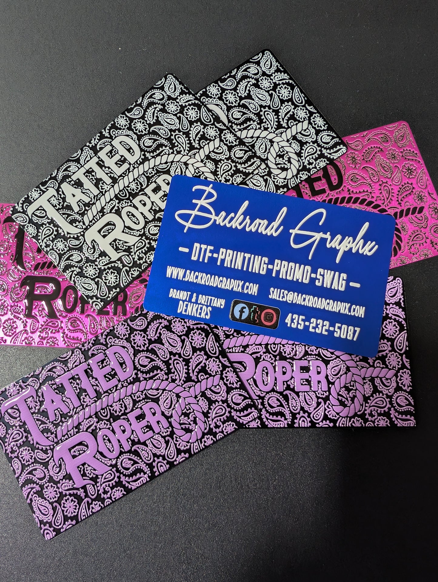 Aluminum Business cards
