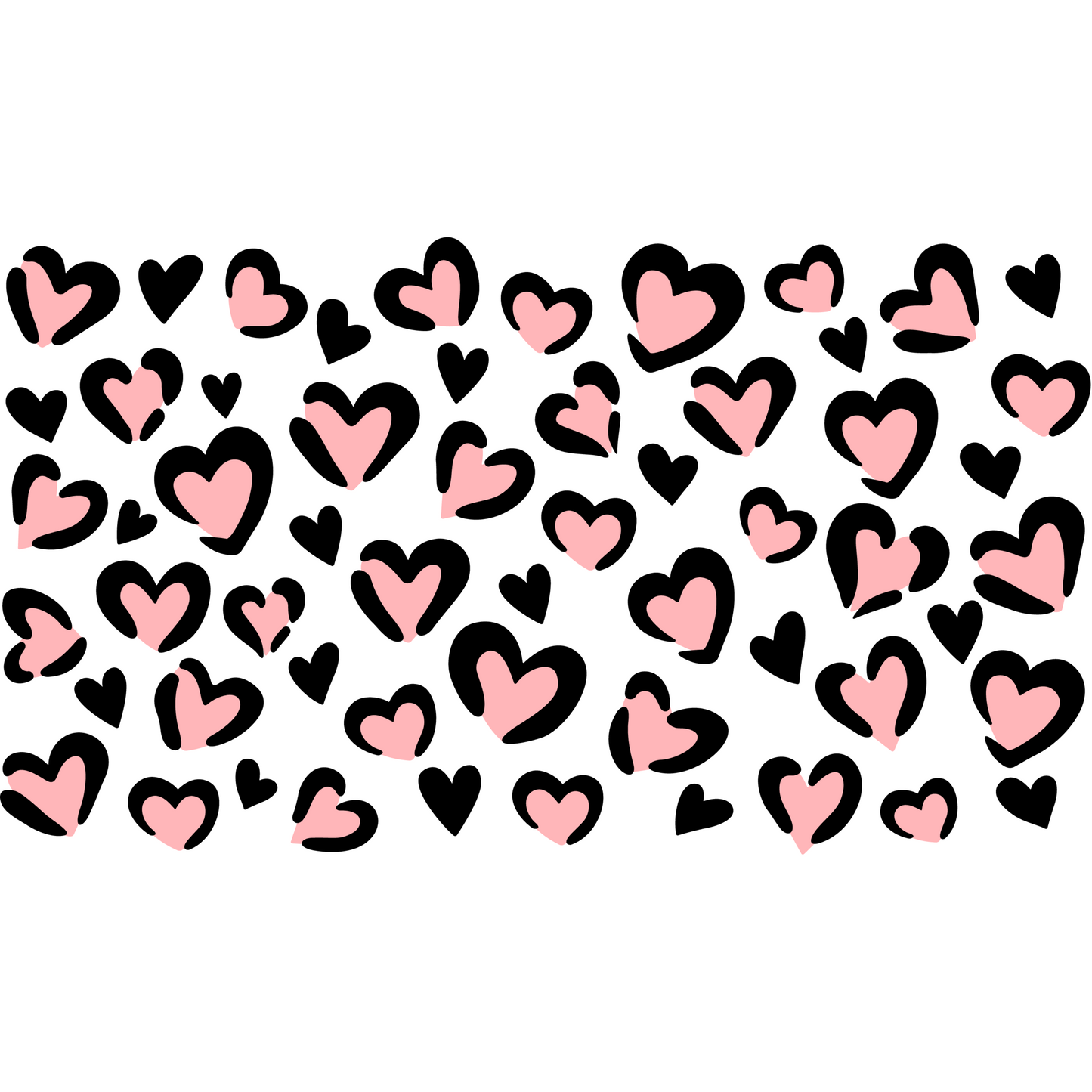 Cheetah Hearts Cup Wrap Backroad Graphx Best DTF Transfers Near Me UVDTF Stickers decals embroidery swag heat transfers direct to film