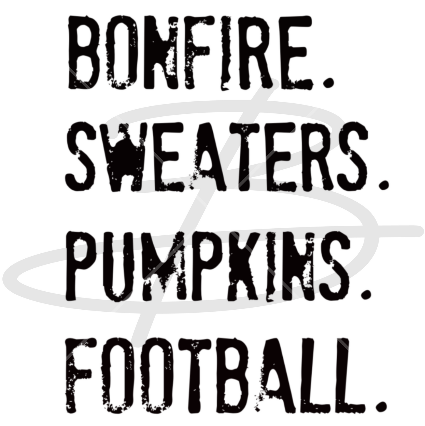 Bonfire Sweaters Pumpkins Football