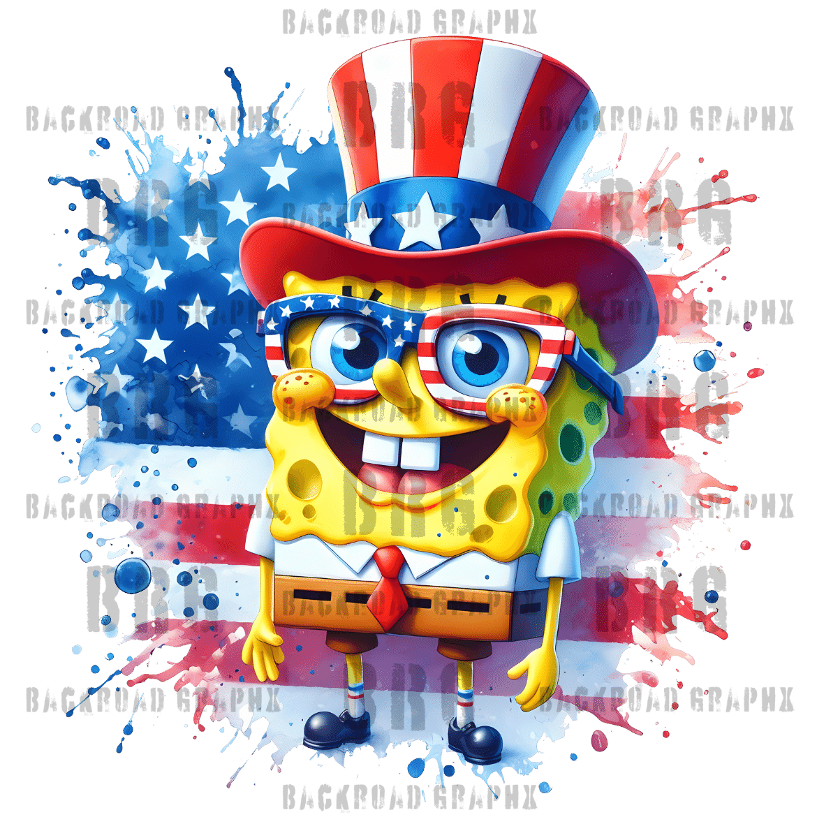 Patriotic Spongebob
