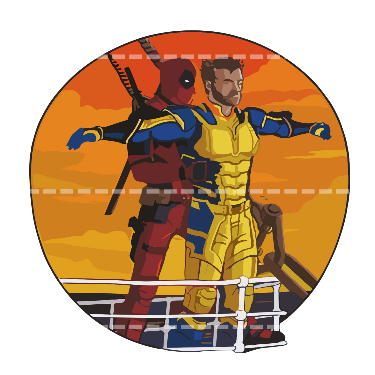 Deadpool and Wolverine Titanic