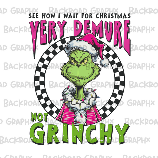 Very Demure Not Grinchy Transfer