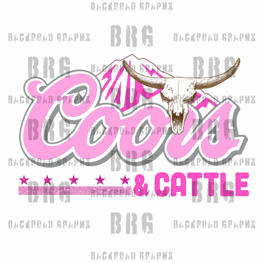 Coors & Cattle (pink)