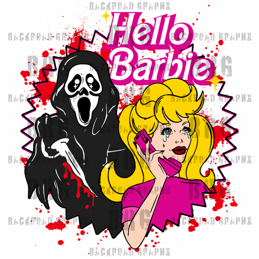 Barbie/ghostface Halloween
