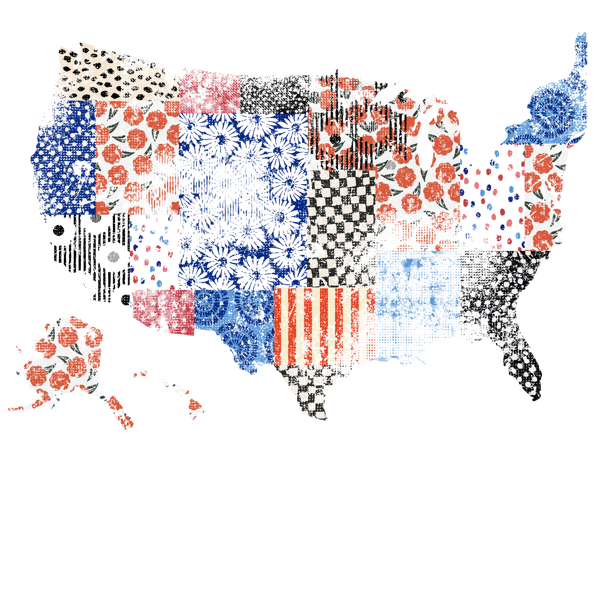 USA Pieced Backroad Graphx Best DTF Transfers Near Me UVDTF Stickers decals embroidery swag heat transfers direct to film