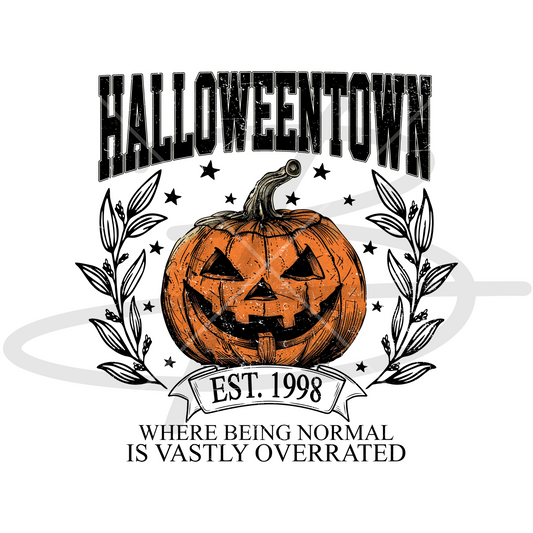 Halloweentown Pumpkin Transfer Backroad Graphx Best DTF Transfers Near Me UVDTF Stickers decals embroidery swag heat transfers direct to film
