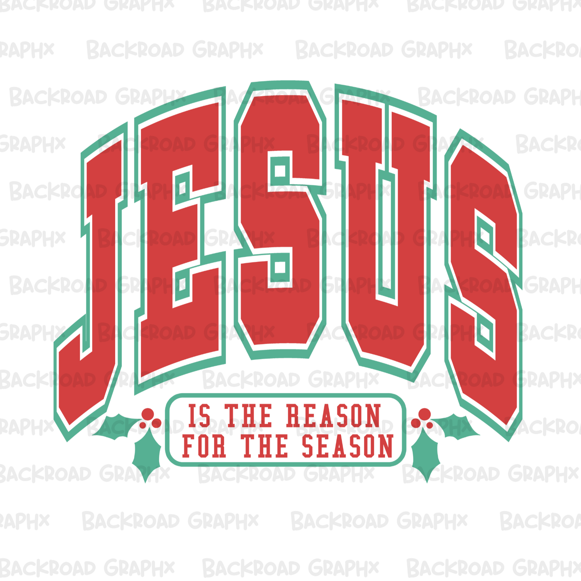Jesus Is The Reason Transfer Backroad Graphx Best DTF Transfers Near Me UVDTF Stickers decals embroidery swag heat transfers direct to film