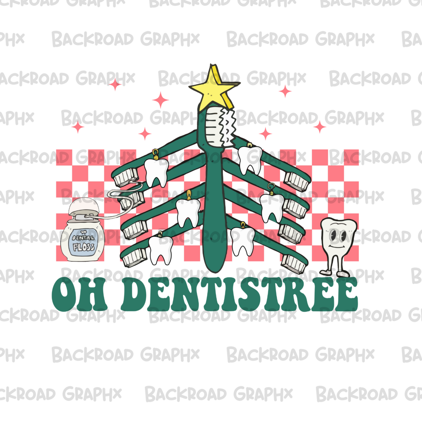 Oh Dentistree Transfer Backroad Graphx Best DTF Transfers Near Me UVDTF Stickers decals embroidery swag heat transfers direct to film