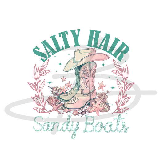 Salty Hair Sandy Boots Backroad Graphx Best DTF Transfers Near Me UVDTF Stickers decals embroidery swag heat transfers direct to film