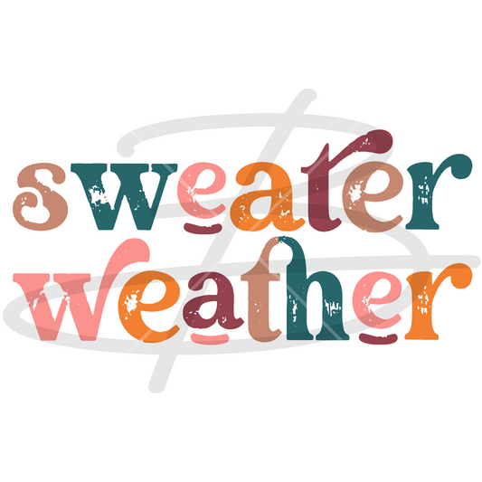 Sweater Weather Transfer Backroad Graphx Best DTF Transfers Near Me UVDTF Stickers decals embroidery swag heat transfers direct to film